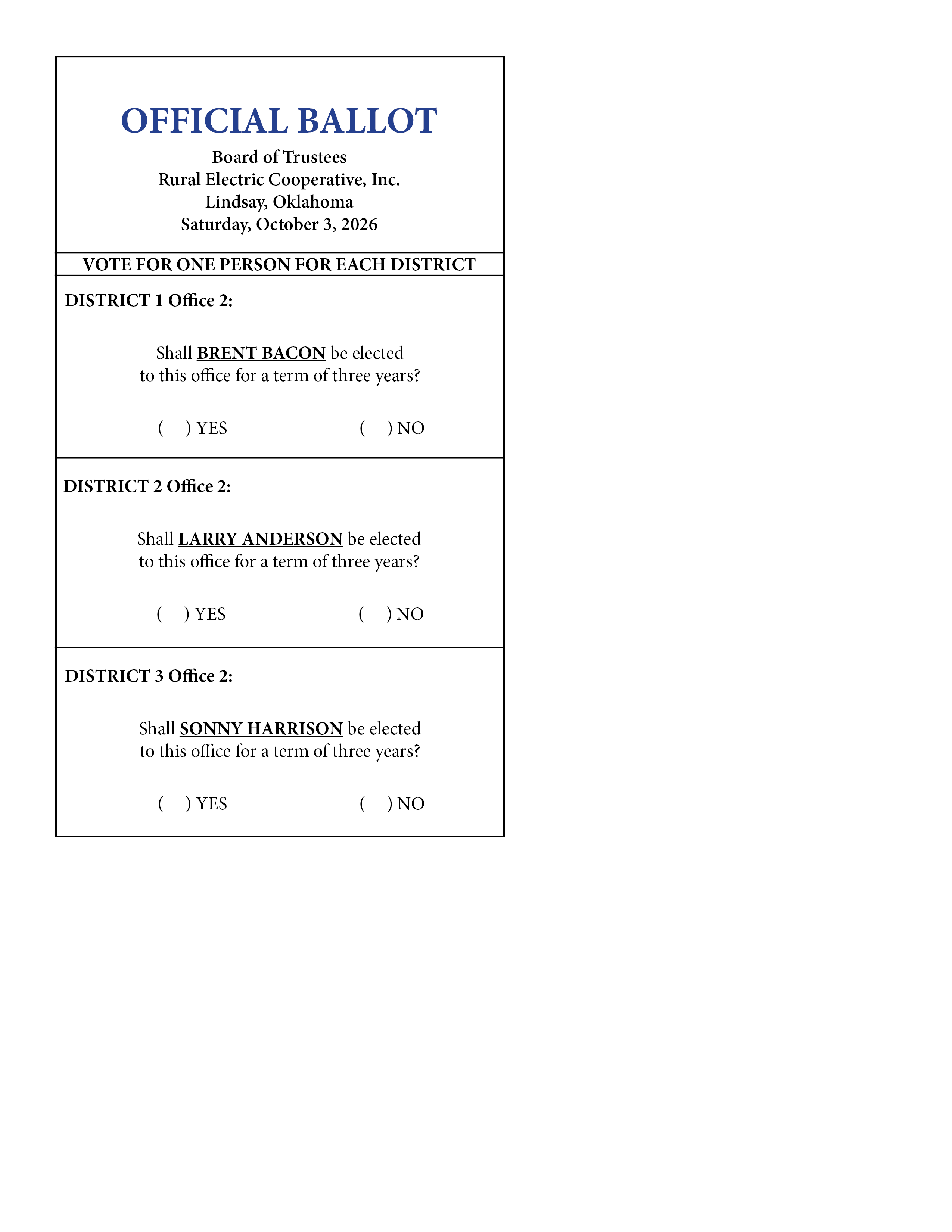 Ballot